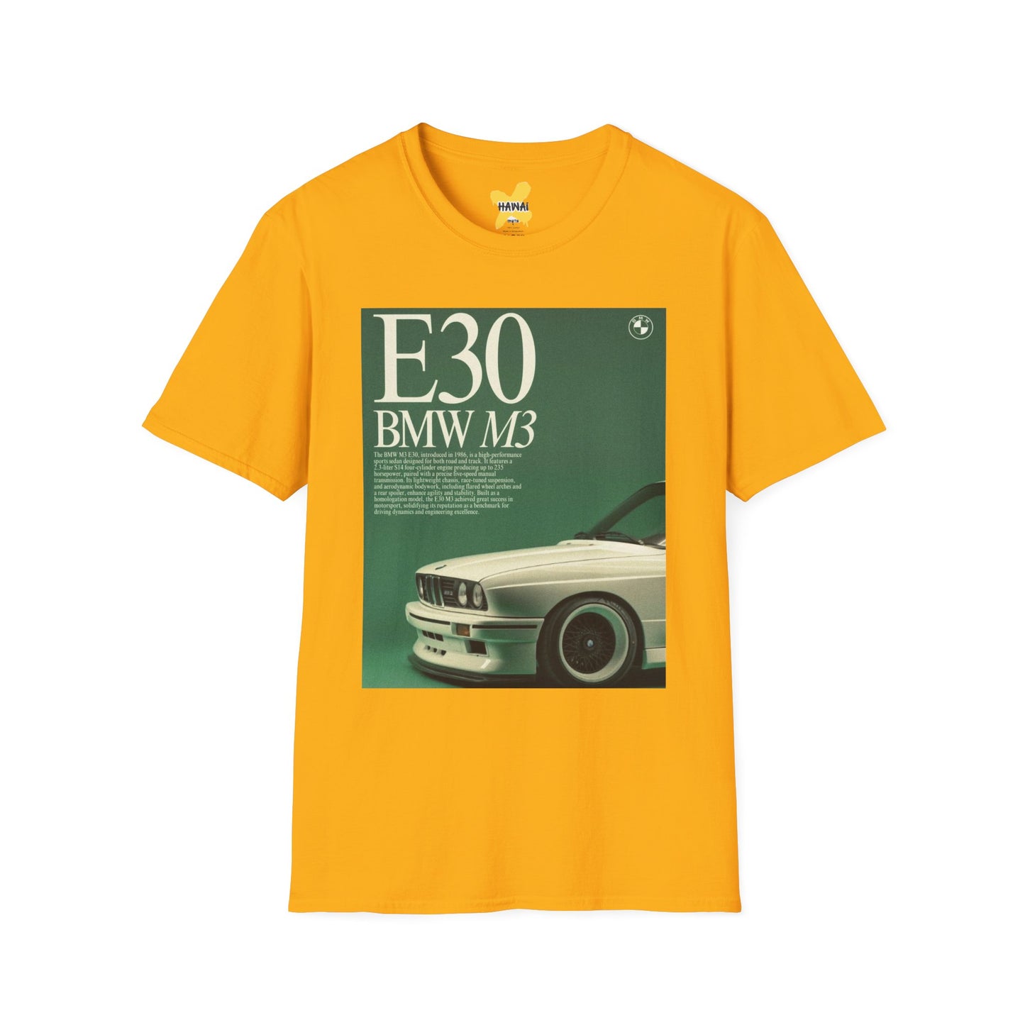 E30 BMW M3 Graphic Unisex T-Shirt - Classic Car Enthusiast Tee