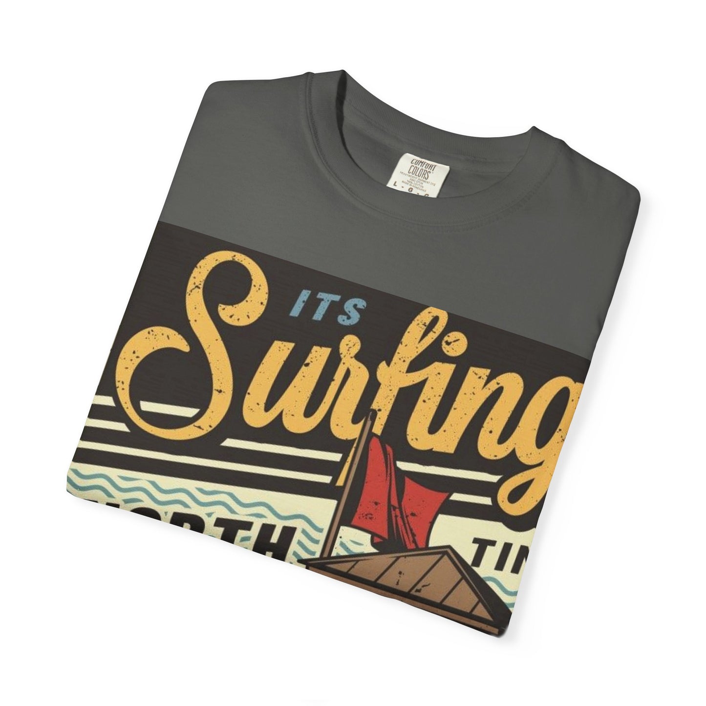Surf Vibes Unisex T-Shirt - Retro Beach Tee, Casual Style, Summer Wear, Gift for Beach Lovers, Surfing Enthusiasts