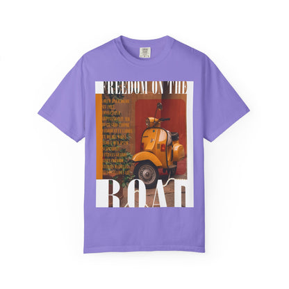 Vintage Vespa 'Freedom on the Road' T-Shirt