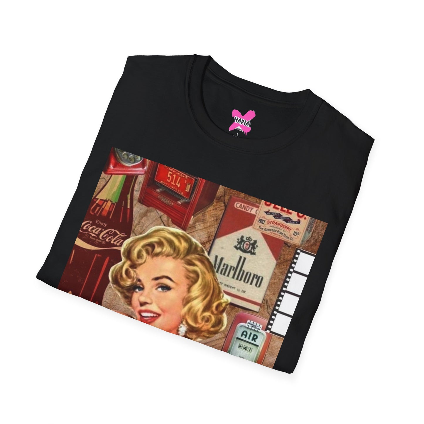 Retro Marilyn Monroe Unisex Softstyle T-Shirt - Vintage Glamour Tee