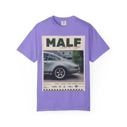 Vintage Porsche Photo Tee — "MALF Live to Ride" Graphic T-Shirt