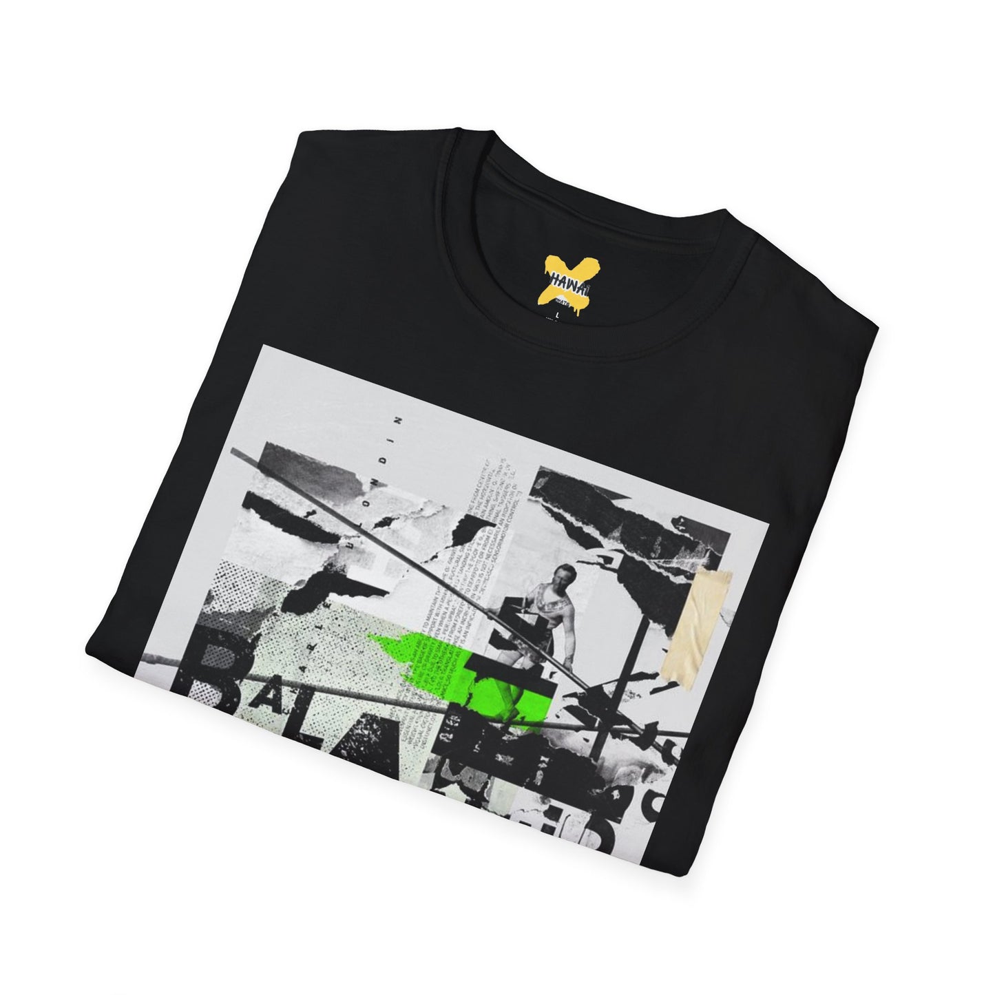 Retro Graphic Tee - Balance Art Design for Casual Style