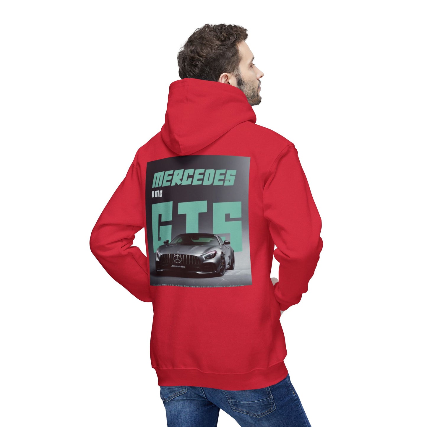 Mercedes AMG GTS Unisex Hooded Sweatshirt, Car Enthusiast Gift, Sportswear, Casual Wear, Automotive Apparel