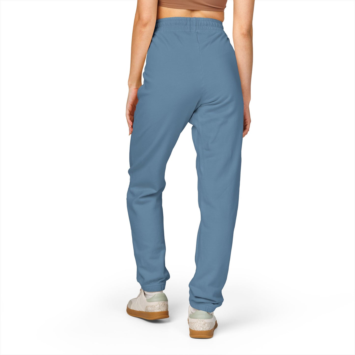 Graphic Sweatpants — Yellow Block 'BEAT' Streetwear Joggers