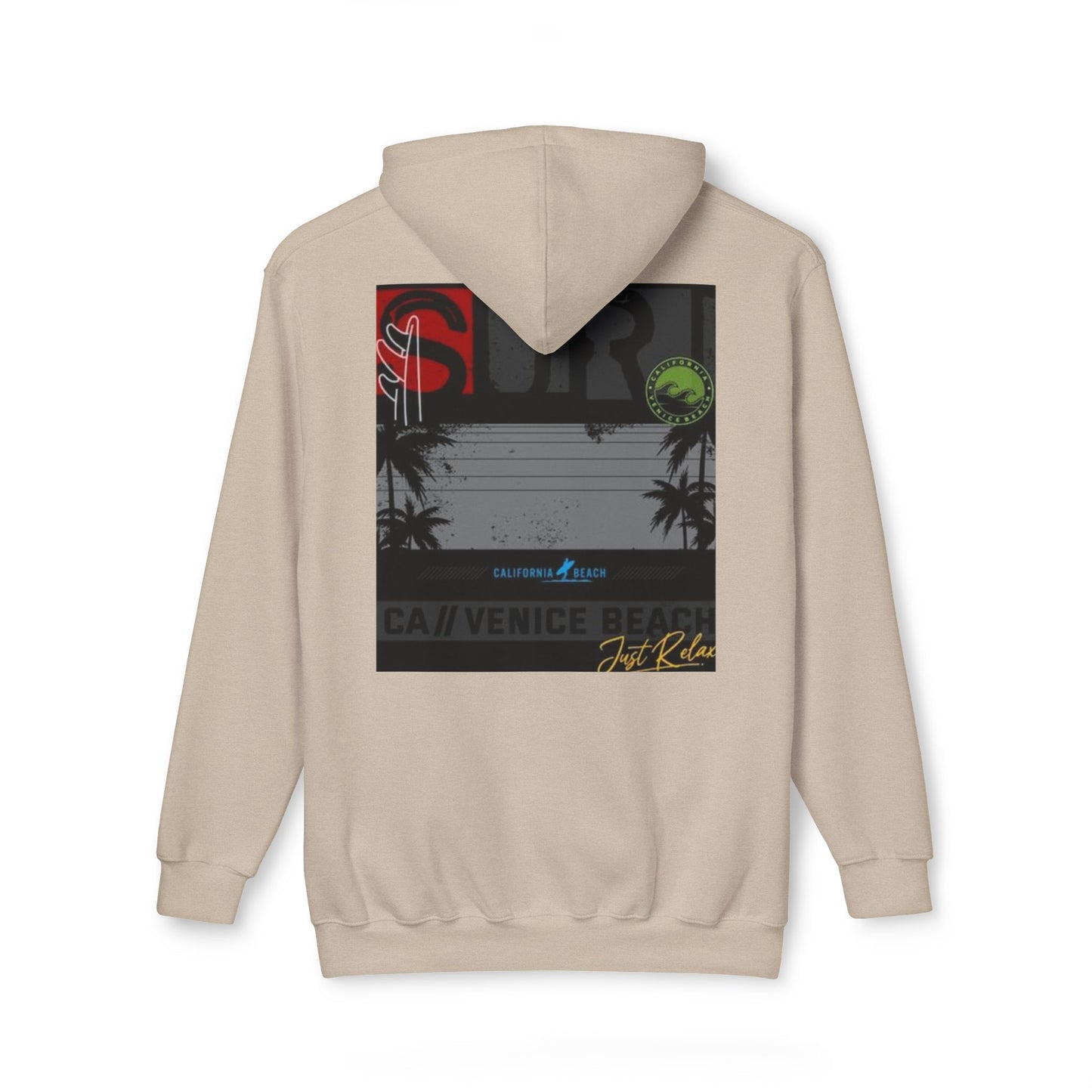 Surfer Vibes Unisex Hooded Sweatshirt, Beachwear, Gift for Surfers, Casual Hoodie, Summer Fashion, Adventure Apparel, Coastal Style
