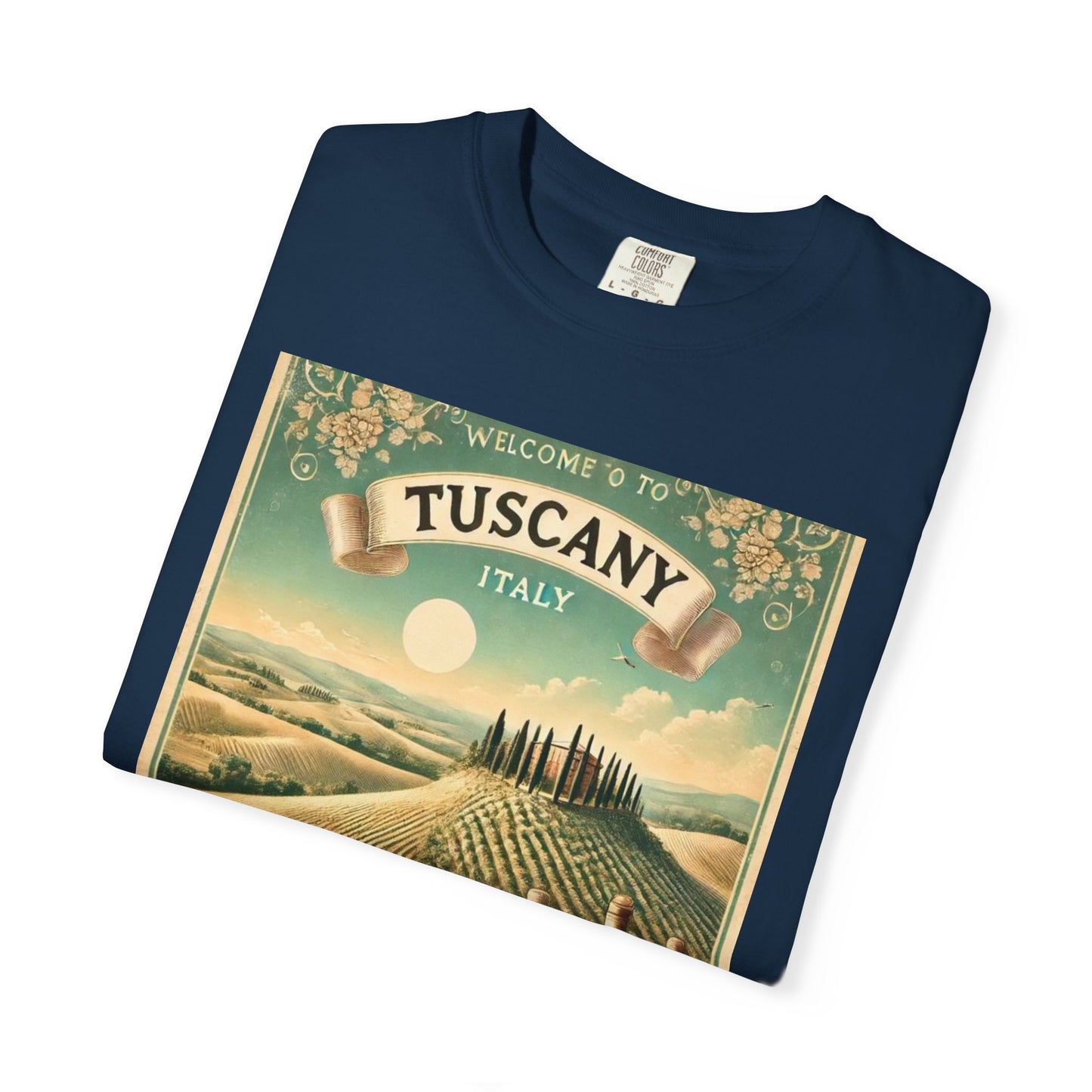 Vintage Tuscany Scene Unisex T-Shirt