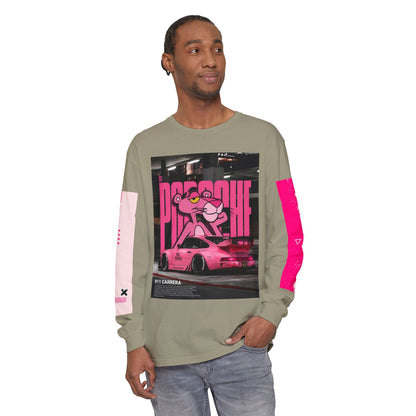 Pink Panther Porsche Long Sleeve T-Shirt