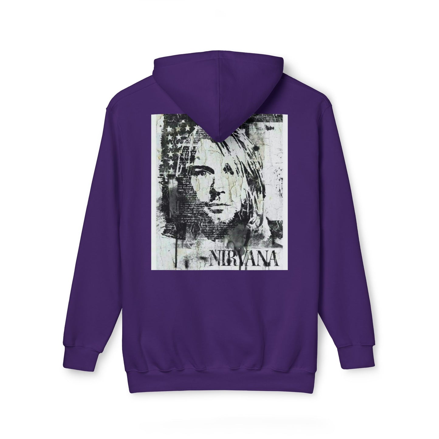 Nirvana Graphic Unisex Hooded Sweatshirt - Vintage Style, Made in US