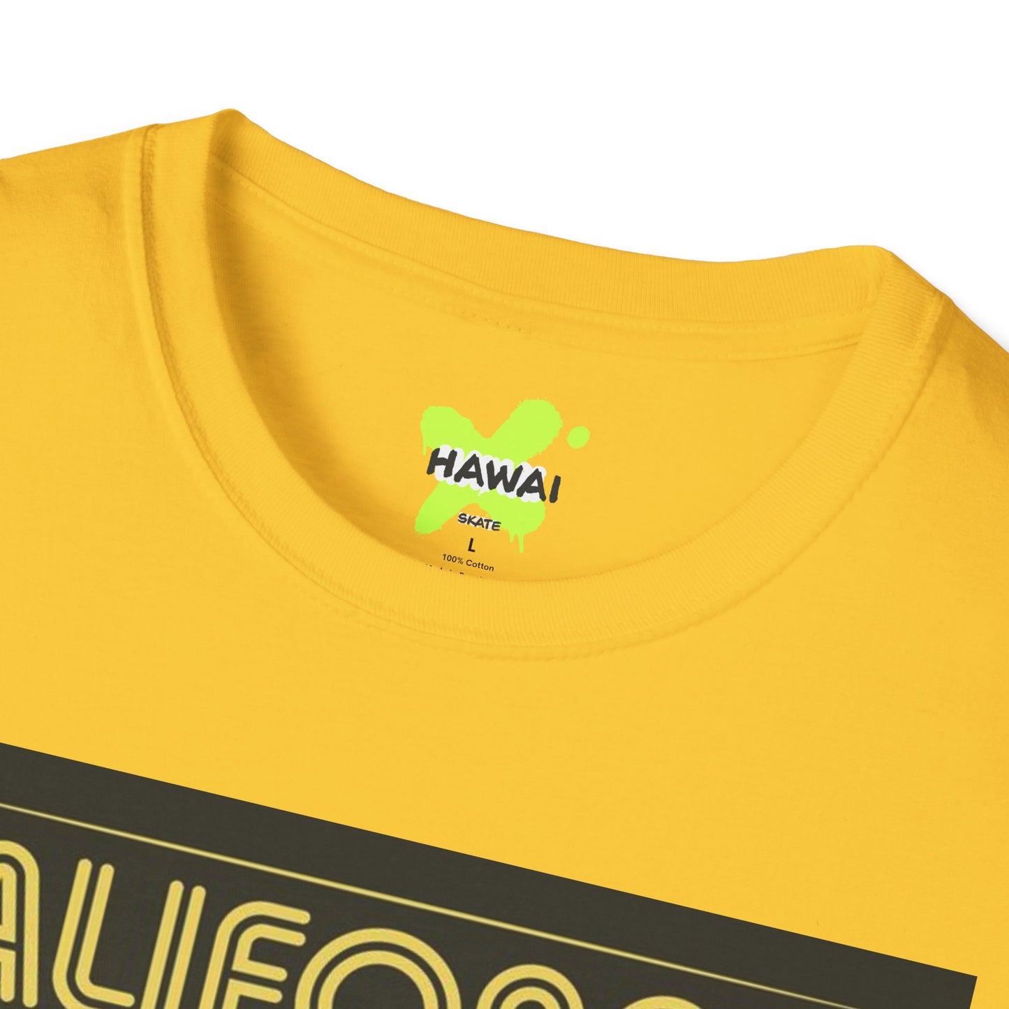 California Sunset Vintage T-Shirt | Unisex Softstyle Tee with Retro Car Design