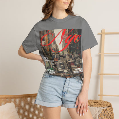 NYC Traffic Photo Tee — Midtown Manhattan Hudson Yards Graphic T-Shirt