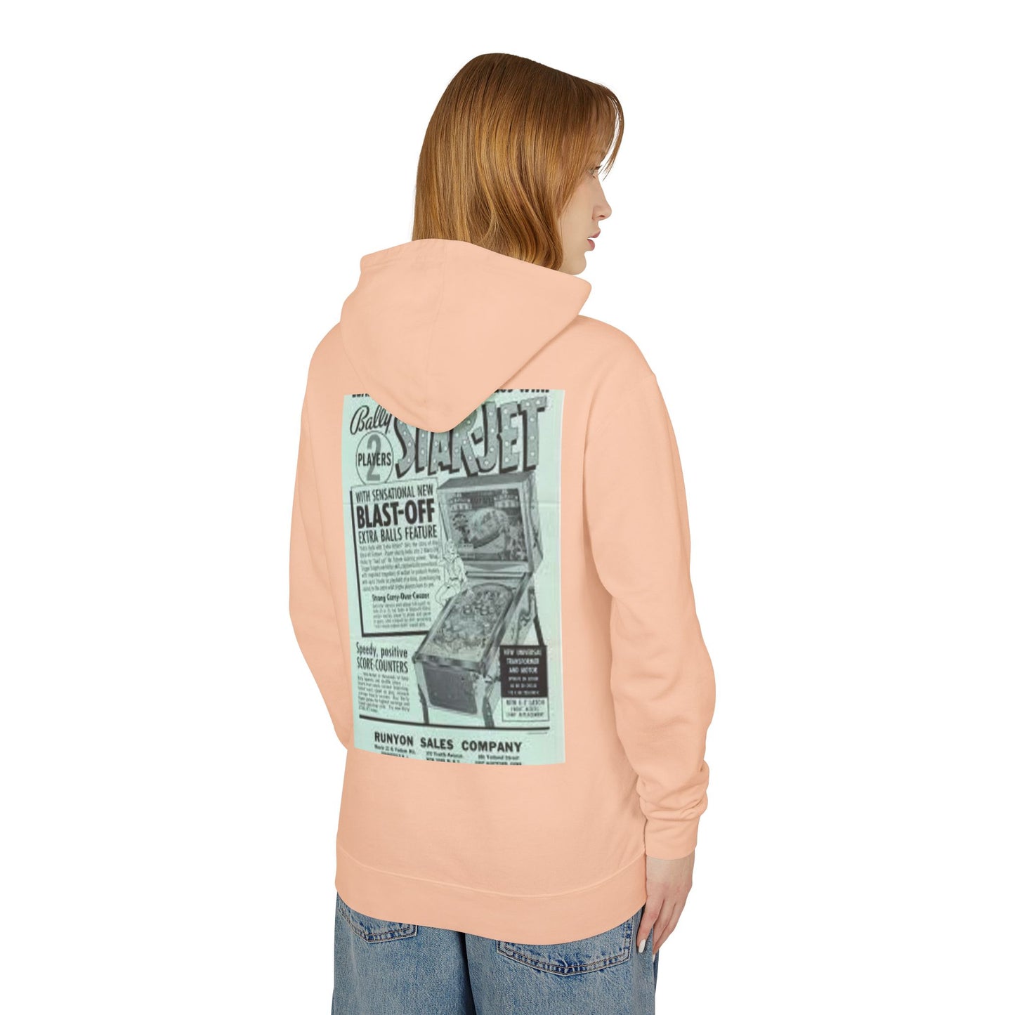 Retro Arcade Inspired Lightweight Hoodie - Perfect for Gamers & Nostalgic Fans