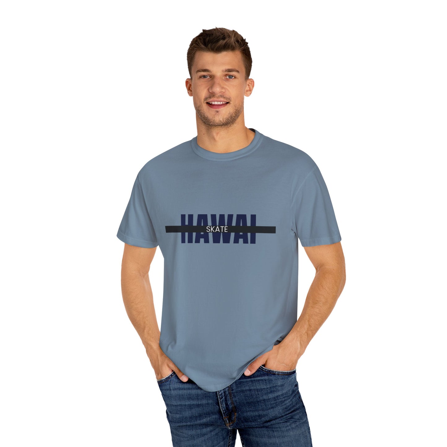 Hawaiian Skate T-Shirt | Unisex Casual Tee, Beachwear, Summer Fashion, Gift for Skaters, Vacation Essential, Graphic Tee