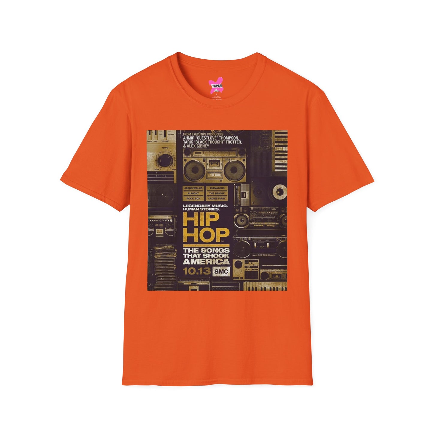 Hip Hop Vibes Unisex T-Shirt, Retro Music Tee, Gift for Music Lovers, Streetwear Style, Festival Shirt, Unisex Graphic Tee