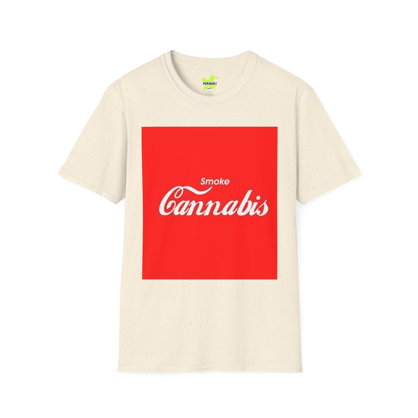 Smoke Cannabis Unisex Softstyle T-Shirt - Casual Streetwear for Cannabis Enthusiasts