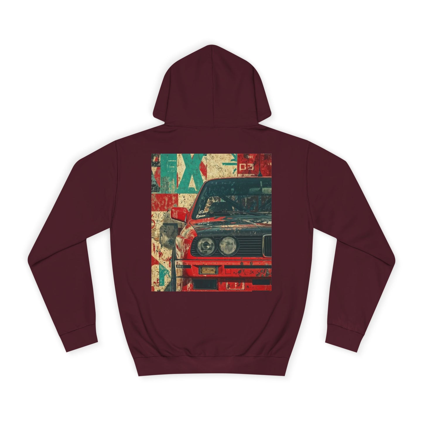 Vintage Racing Car Hoodie — Retro Motorsport Graphic Pullover
