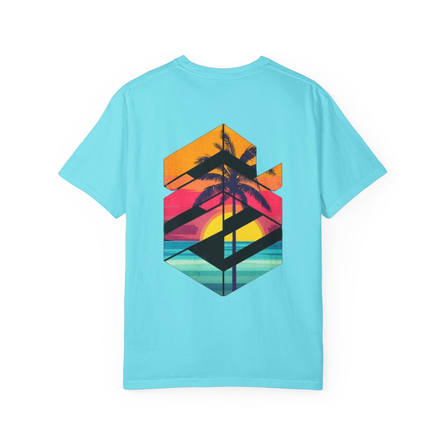 Tropical Sunset Unisex T-Shirt | Beach Vibes & Relaxation