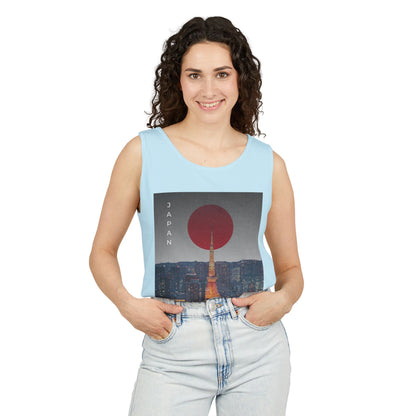 Tokyo Vintage Poster Tank — Japan Cityscape Graphic Tank Top