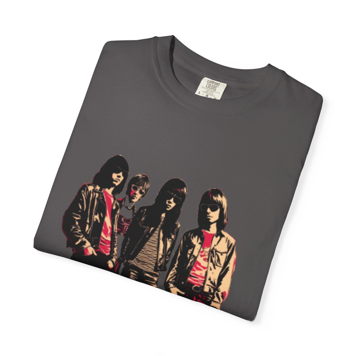 Rock Band Graphic Unisex Garment-Dyed T-Shirt