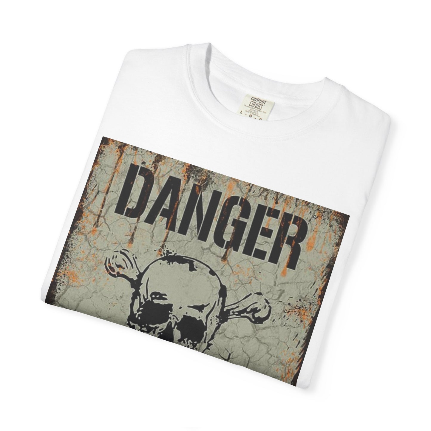 High Voltage Skull T-Shirt – Unisex Garment-Dyed Tee