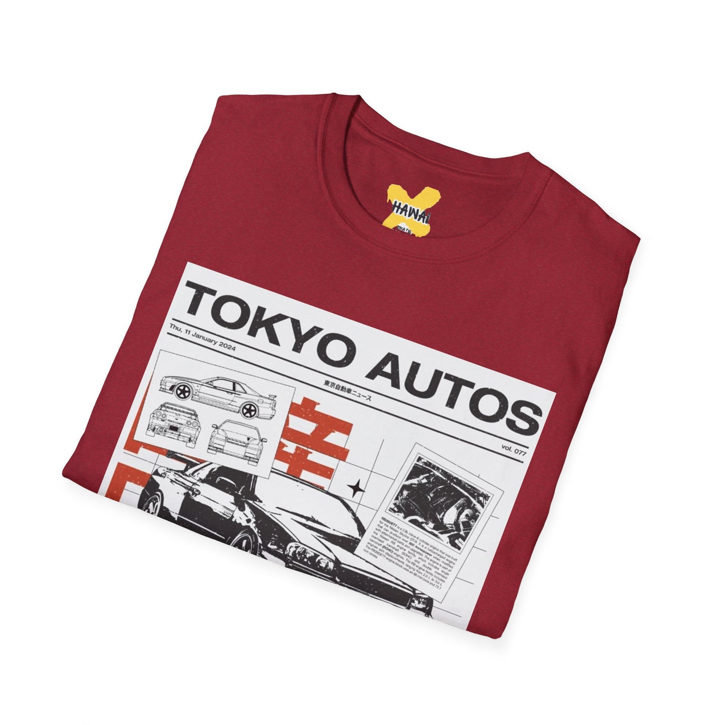 Tokyo Autos Street Beast T-Shirt, Unisex Graphic Tee, Car Enthusiast Gift, Casual Streetwear, Automotive Fashion, Birthday Gift