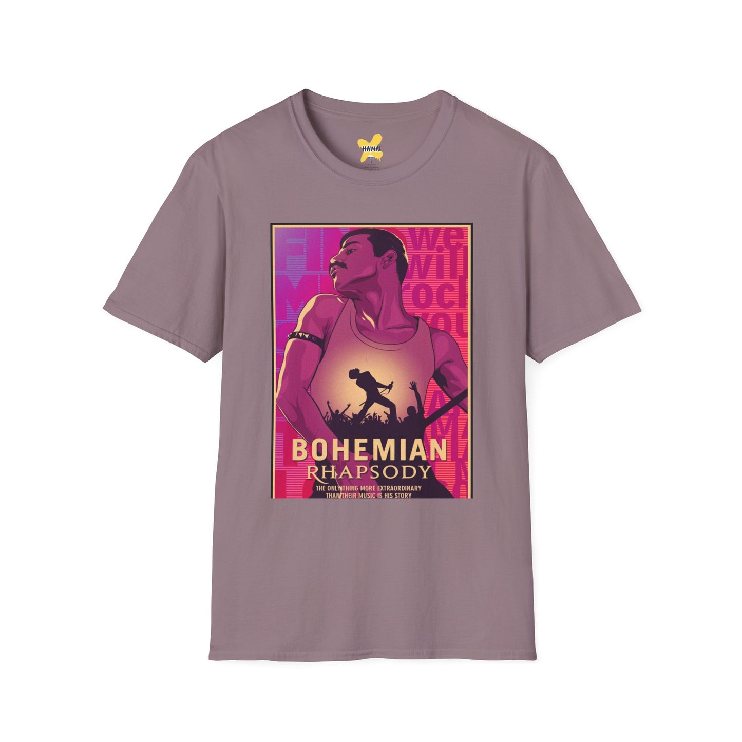 Bohemian Rhapsody Unisex Softstyle T-Shirt - Retro Music Fan Tee