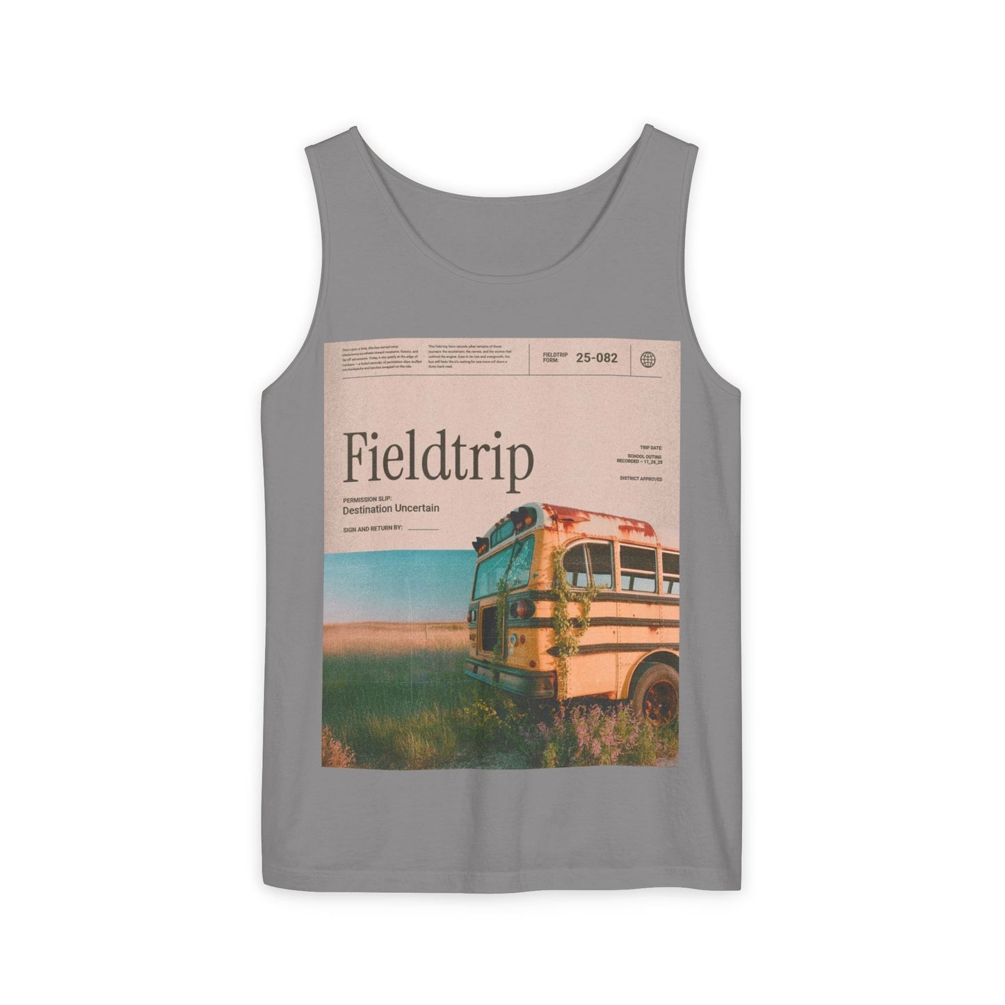 Fieldtrip Vintage Bus Tank Top — Retro Travel Graphic Tank