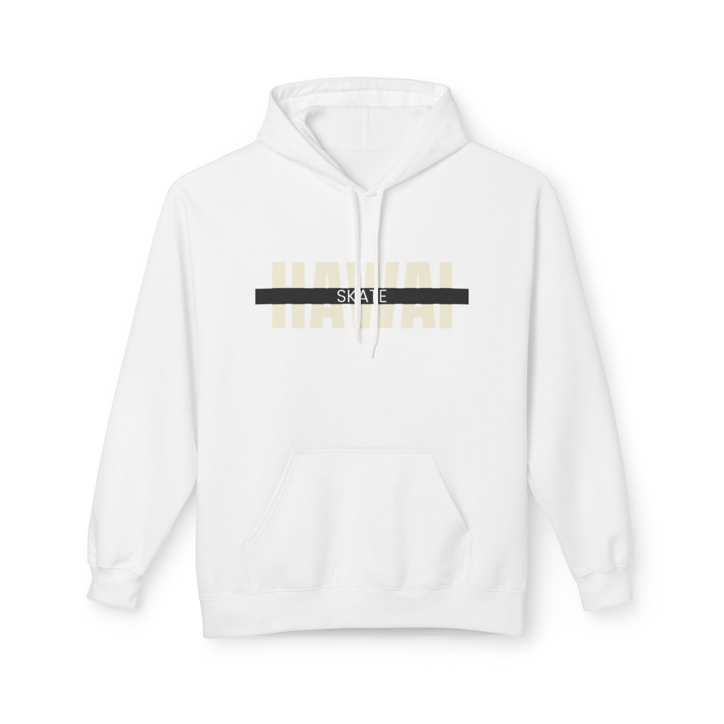 Happy Vibes Unisex Fleece Hoodie - Smiley Face Design