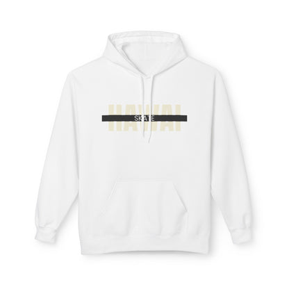 Happy Vibes Unisex Fleece Hoodie - Smiley Face Design