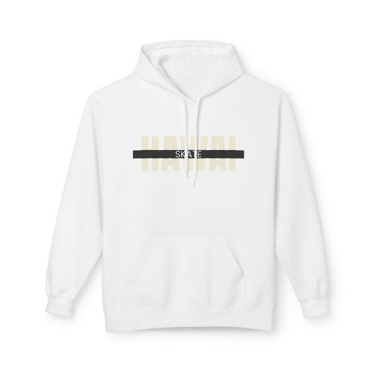 Happy Vibes Unisex Fleece Hoodie - Smiley Face Design