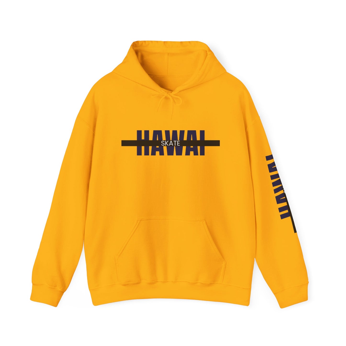 Hawaii Skate Hoodie - Cozy Unisex Heavy Blend Sweatshirt, Perfect for Beach Days, Skateboarding, Casual Outings, Gift Idea