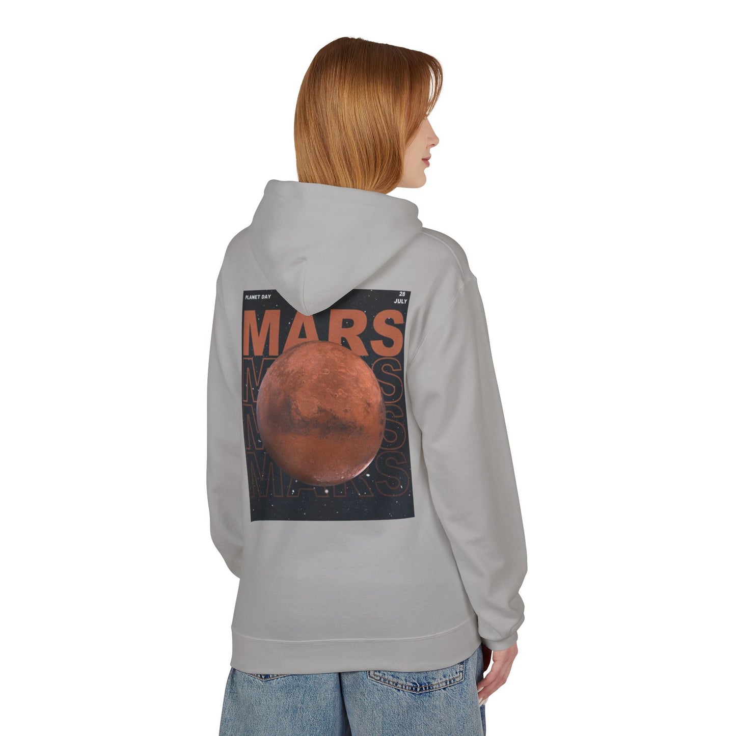 Mars Day Unisex Fleece Hoodie - Space Adventure Apparel