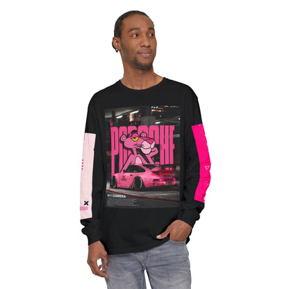 Pink Panther Porsche Long Sleeve T-Shirt