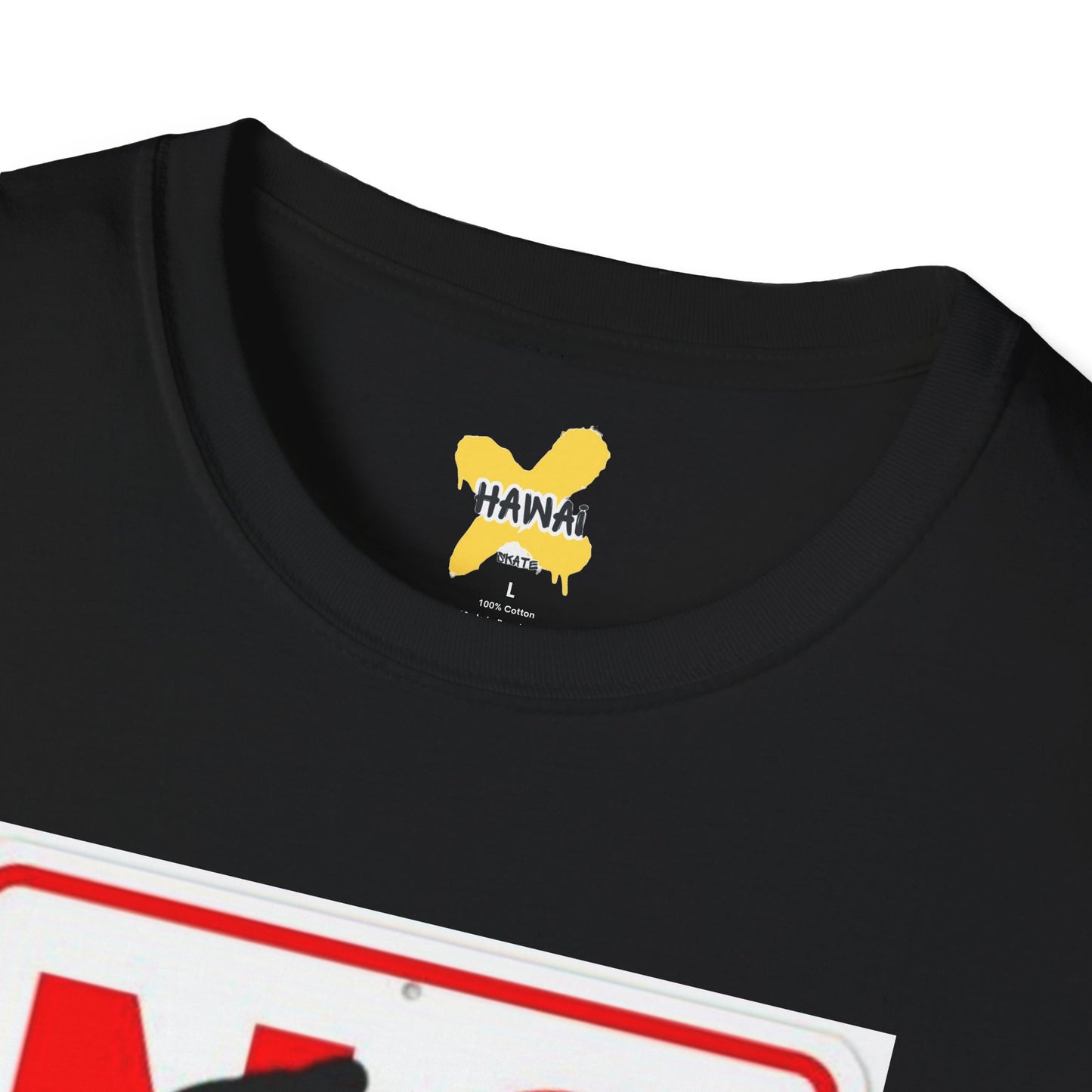 No Skateboarding Funny Unisex T-Shirt - City Police Sign Design