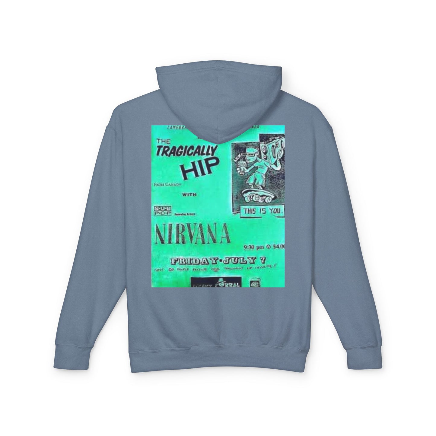 Unisex Lightweight Hooded Sweatshirt