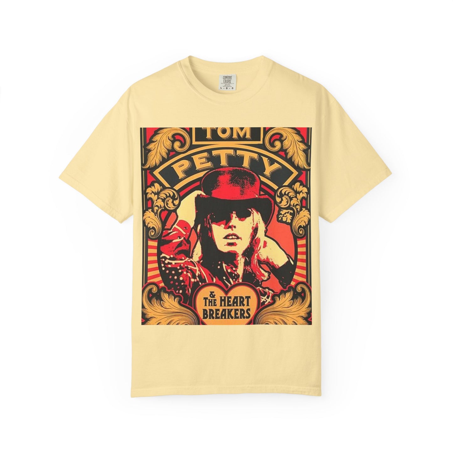 Vintage Rock Tee - Tom Petty Inspired Unisex Garment-Dyed T-shirt, Music Lover Gift, Casual Style, Band Merch, Retro Apparel