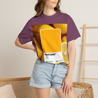 Pantone Lemon Print T-Shirt
