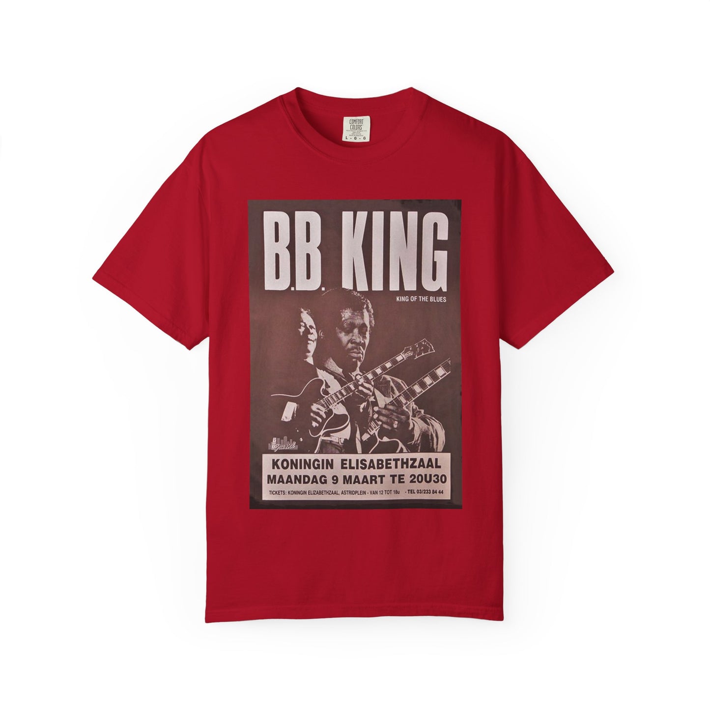 BB King Tribute Unisex Garment-Dyed T-Shirt - King of the Blues Graphic Tee
