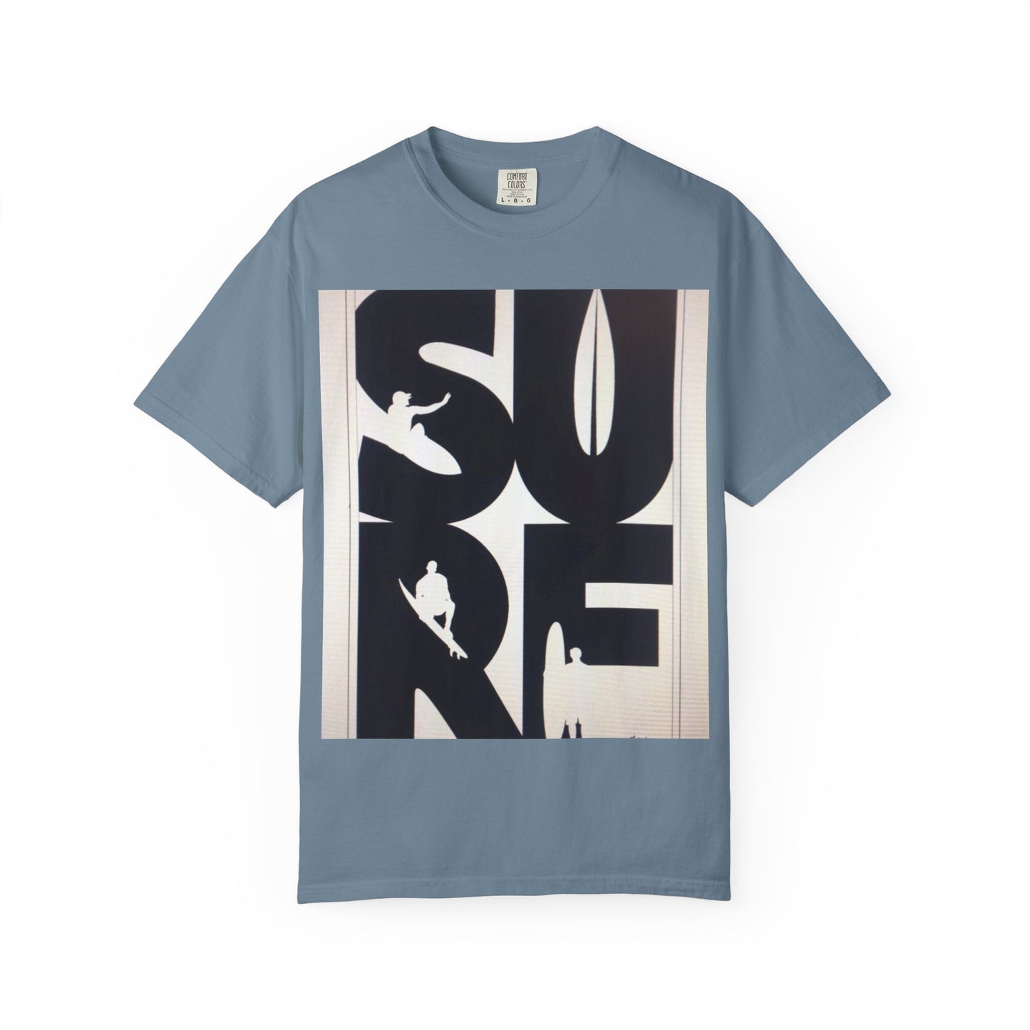 Surf Inspired Unisex Garment-Dyed T-Shirt, Beachwear, Casual Summer Tee, Surfing Gift, Trendy Streetwear, Comfortable Lifestyle Top