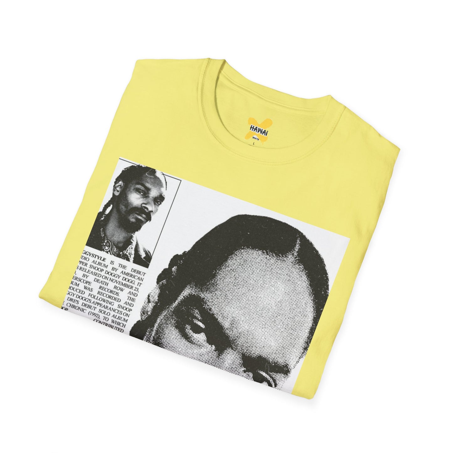 Retro Hip-Hop Unisex Softstyle T-Shirt with Snoop Dogg Design