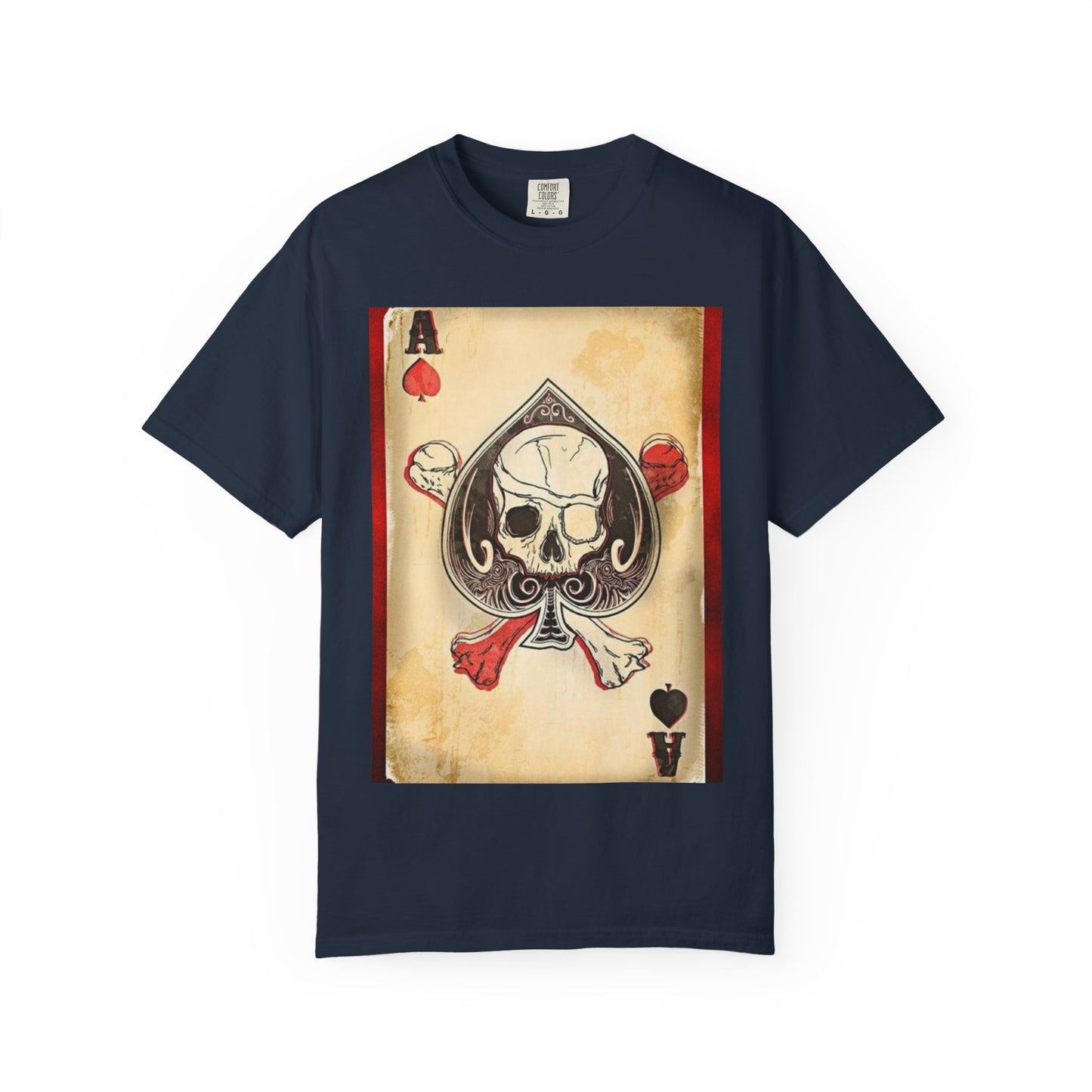 Vintage Skull & Ace of Spades Unisex T-Shirt - Perfect for Gamers and Rock Fans