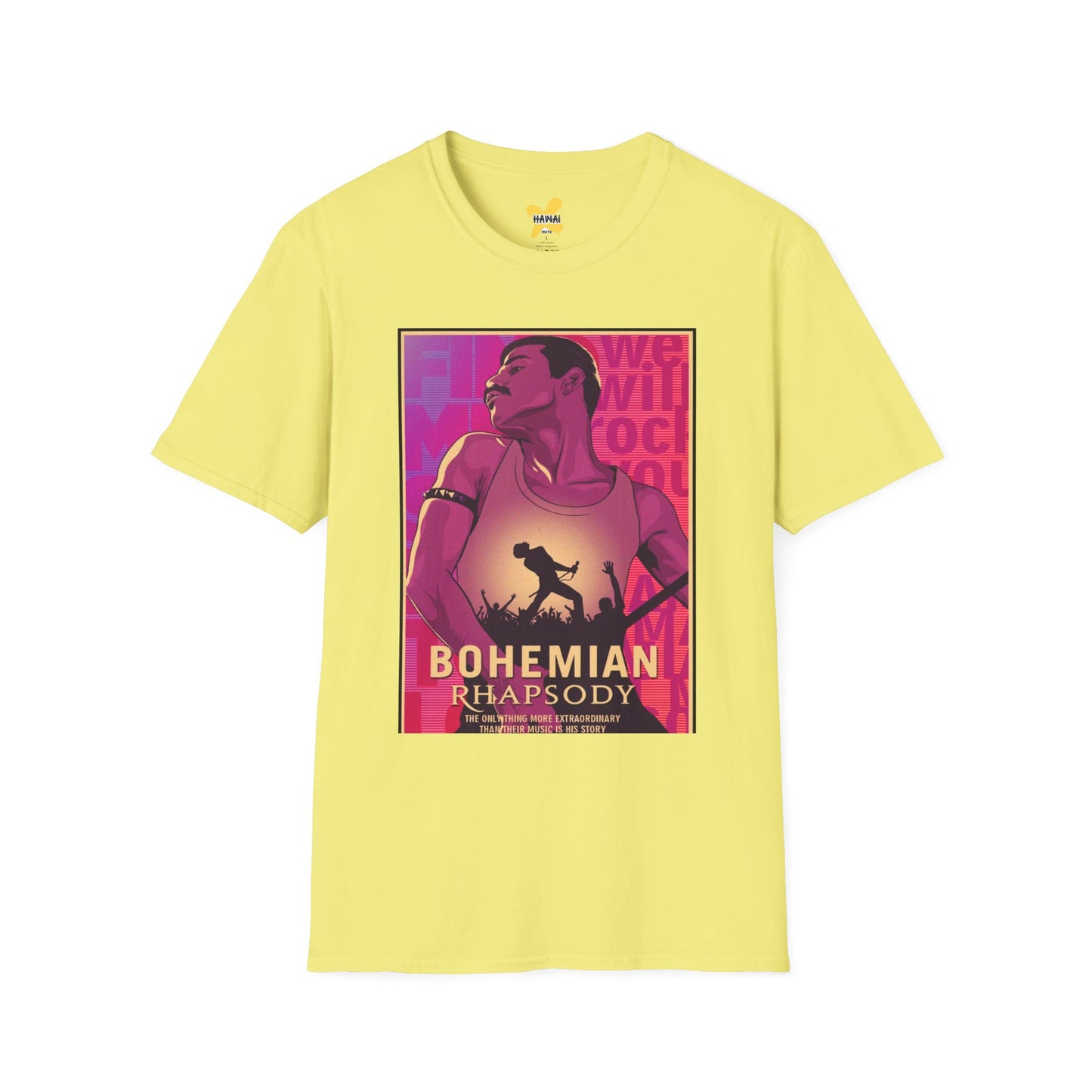 Bohemian Rhapsody Unisex Softstyle T-Shirt - Retro Music Fan Tee
