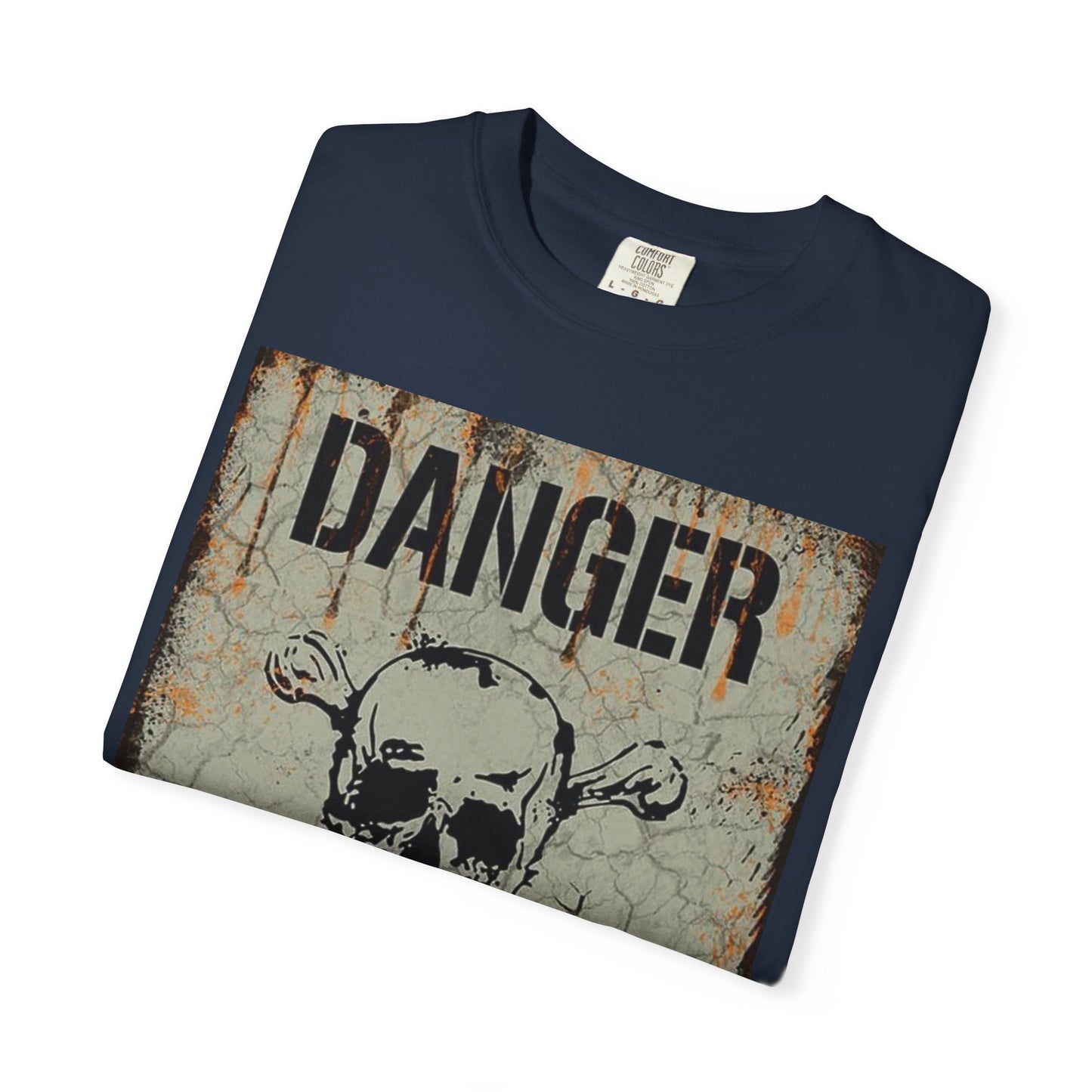 High Voltage Skull T-Shirt – Unisex Garment-Dyed Tee
