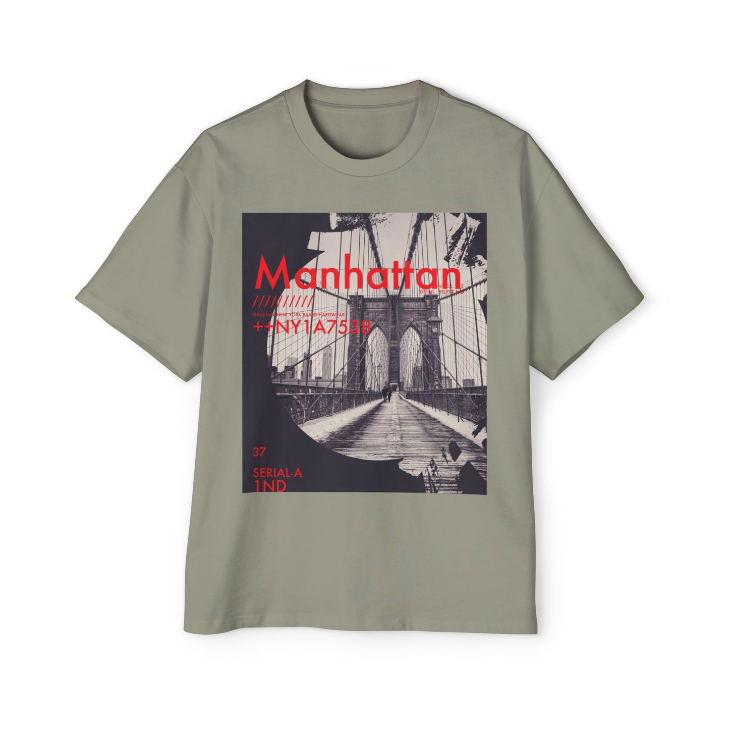 Manhattan Bridge Graphic Tee — Vintage NYC Photo Print