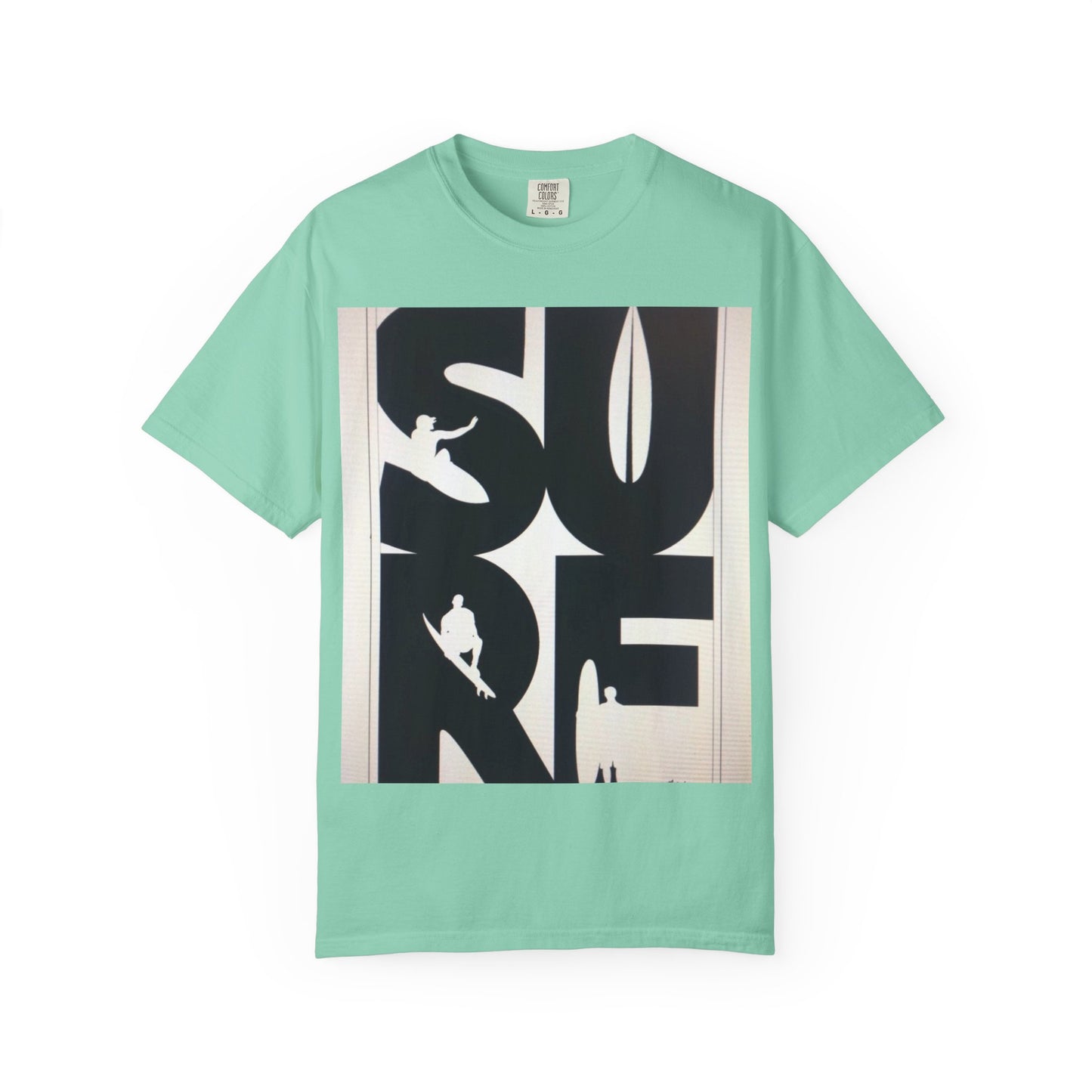 Surf Inspired Unisex Garment-Dyed T-Shirt, Beachwear, Casual Summer Tee, Surfing Gift, Trendy Streetwear, Comfortable Lifestyle Top