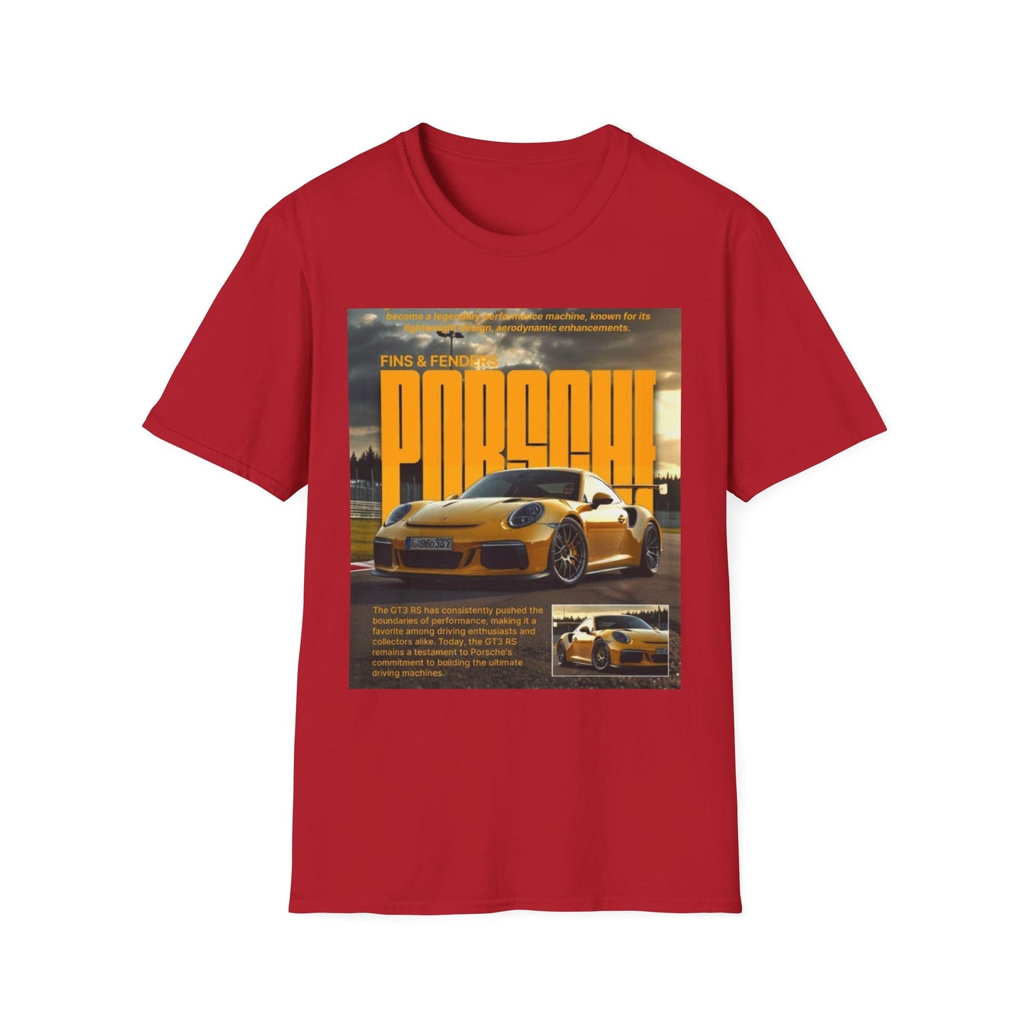 Vintage Porsche Graphic Unisex Softstyle T-Shirt