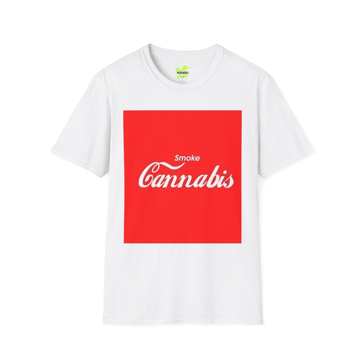 Smoke Cannabis Unisex Softstyle T-Shirt - Casual Streetwear for Cannabis Enthusiasts