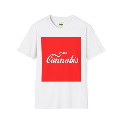 Smoke Cannabis Unisex Softstyle T-Shirt - Casual Streetwear for Cannabis Enthusiasts