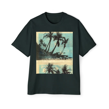 T-Shirt — Vintage Palm Beach Graphic Tee (Retro Tropical Sunset)