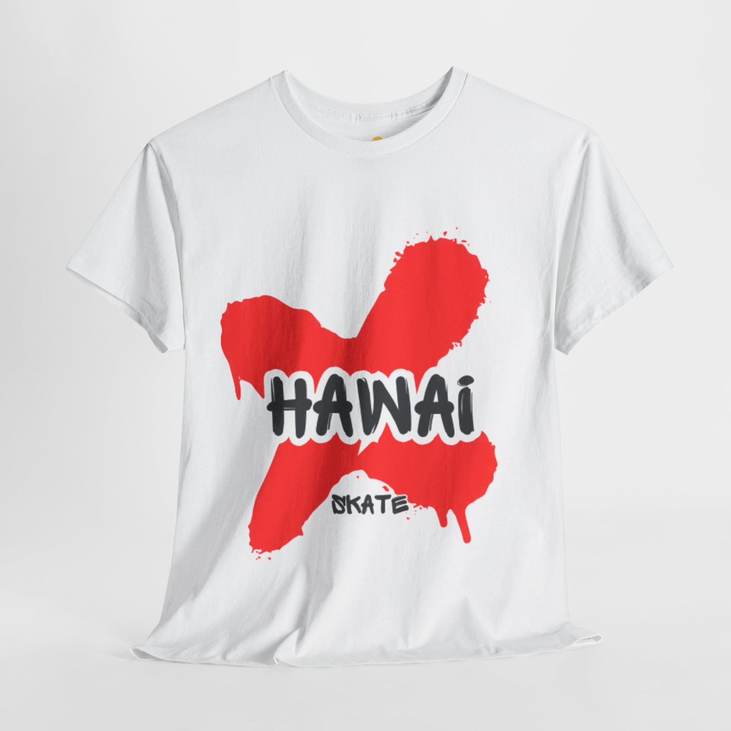 Hawaii Skate Unisex Heavy Cotton Tee - Bold Graphic Design for Skate Enthusiasts
