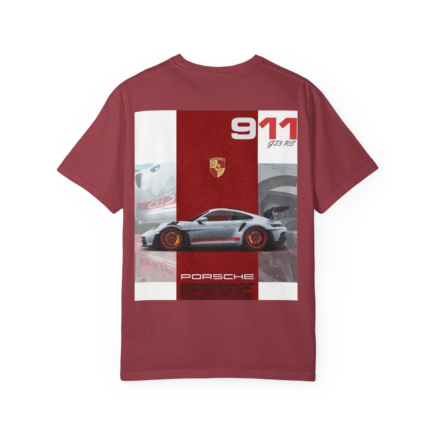 Porsche 911 Unisex Garment-Dyed T-Shirt - Classic Car Enthusiast Tee